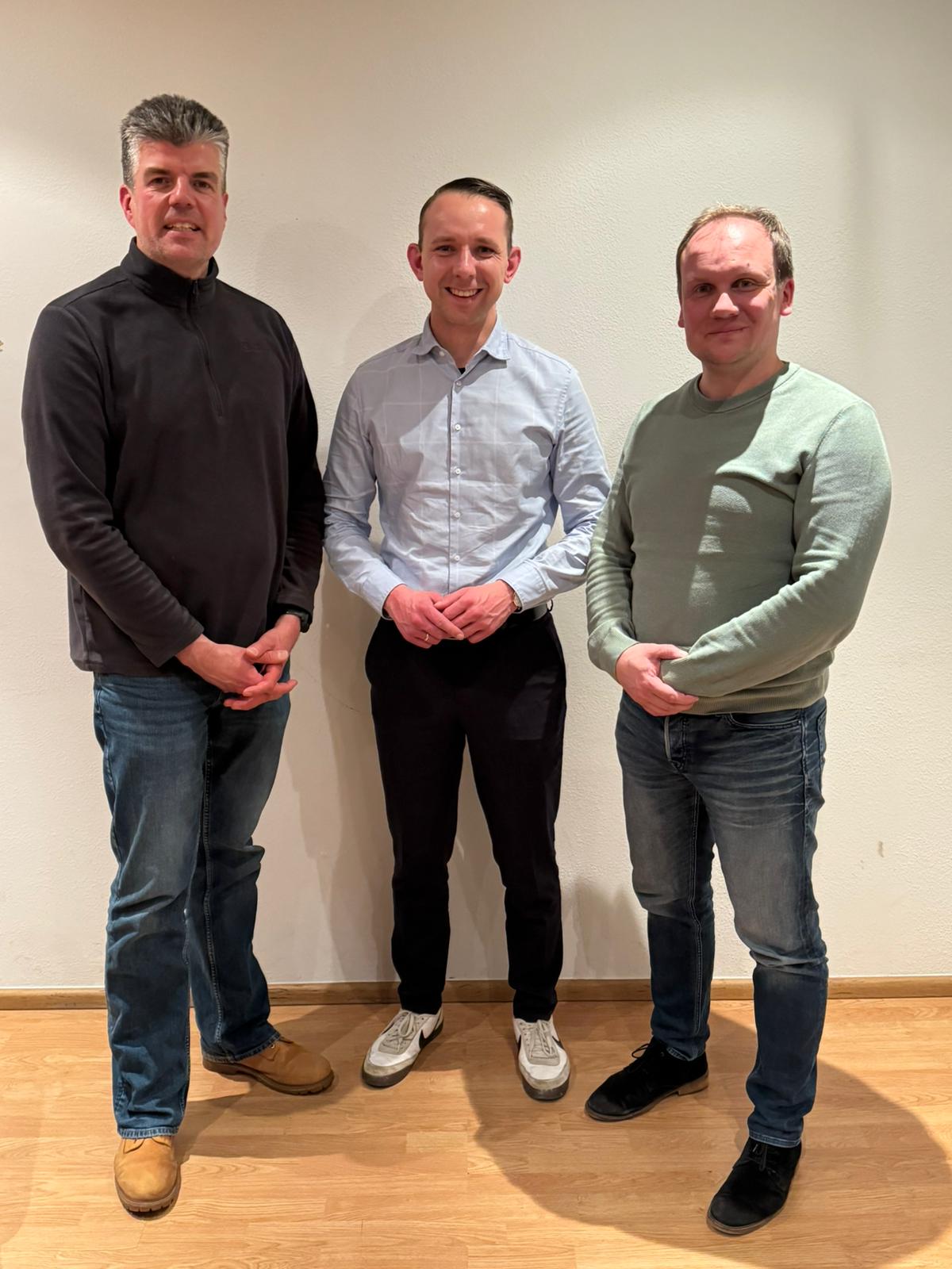 Mario Laurischk, Nico Bittner, Tobias Kahl (v. l.)